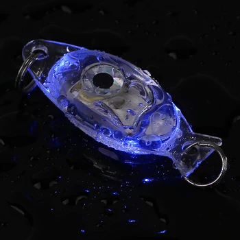 1-10 Adet Mini Sualtı Balık Cazibe Lamba Cazibesi LED Derin Bırak Sualtı Göz Şekli Balıkçılık Kalamar Balıkçılık Bait Aydınlık Cazibesi