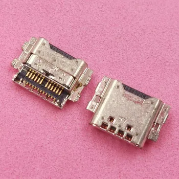 10 Adet USB şarj aleti şarj standı Bağlantı Noktası Konektörü Fişi Samsung Galaxy Tab İçin Bir S3 T820 T825 T827 T823 T510 T515 T517 T590 T595 597