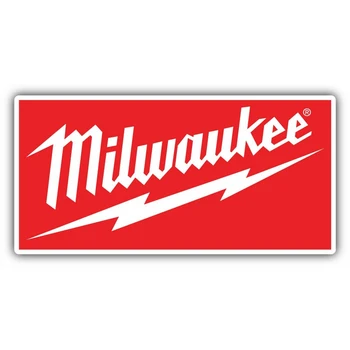 15CM Milwaukee Araçları PVC Etiket Aracı ABD Kırmızı Araba Tampon Pencere Alet Kutusu Sticker Çıkartması Dış Aksesuarlar