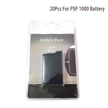 20 adet / grup Pil Sony PlayStation Taşınabilir PSP1000 PSP 1000 Gamepad Pil 3.6 V 1800mAh Lityum Şarj Edilebilir Piller