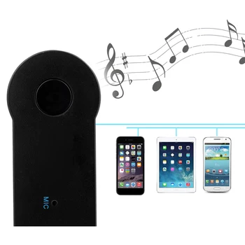 3.5 mm Jack AUX Wifi Bluetooth uyumlu Adaptör Hands-Free Çağrı Adaptörü Araba Müzik Alıcısı İle USB kablosu