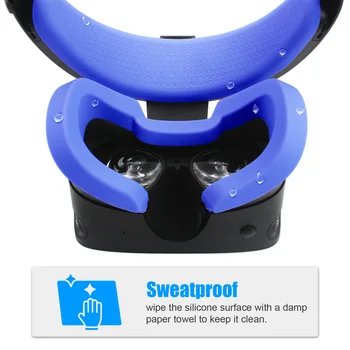 3 İn1 VR Yüz Pedi ve Ön Arka Köpük Silikon Kapakları ForOculus Rift S VR Gözlük Göz Maskesi Yüz Maskesi Cilt Rift S Aksesuarları sıcak!