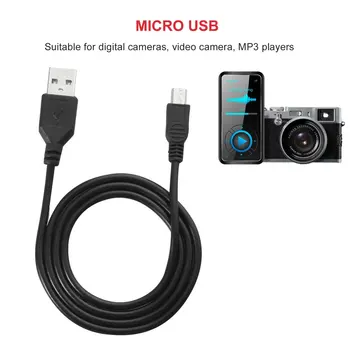 80cm şarj kablosu Yüksek Hızlı USB 2.0 Erkek A Mini B 5-pin dijital fotoğraf makineleri Çalışırken değiştirilebilir Veri Siyah Şarj Kabloları Malzemeleri