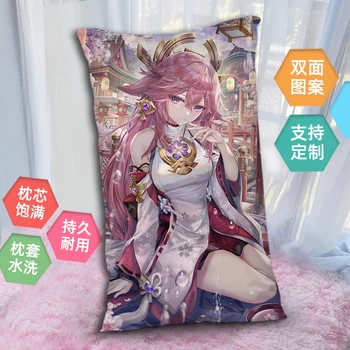 Anime Quintessential Quintuplets Nino Dakimakura Kapakları atmak yastık Kılıfı Karikatür Pillowslip 40x60 cm