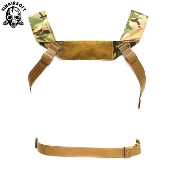 Askeri Taktik Göğüs Rig Çantası Sırt Çantası Erkekler Ayarlanabilir Çok Fonksiyonlu Molle alet çantası omuzdan askili çanta Avcılık Yelek Çanta