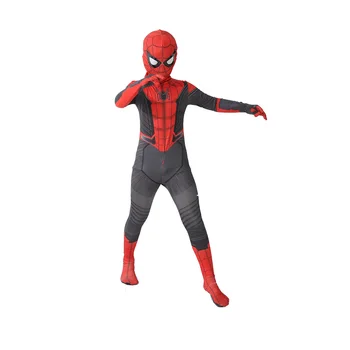 Avengers Çocuklar Cadılar Bayramı Örümcek Adam Kostüm Uyumlu Süper Kahraman Kostüm Seti Çocuklar Parti Cosplay 3D Tarzı En Iyi Hediye