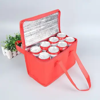 Açık Piknik Çantası Taşınabilir Yalıtım Soğutucu öğle yemeği için bento çantası Seyahat BARBEKÜ Yemek İçecek Fermuarlı Ambalaj Piknik Malzemeleri