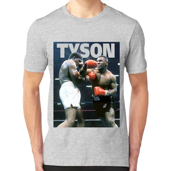 Boks Şampiyonu Mike Tyson T-Shirt Boks Posteri Pamuk O-Boyun Kısa Kollu Unisex T Shirt Yeni Boyut S-3XL