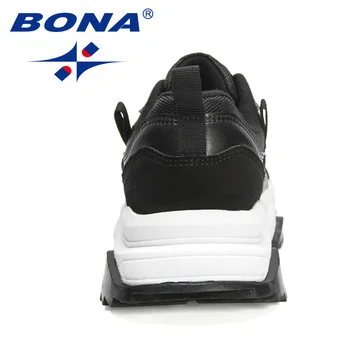 BONA 2022 Yeni Tasarımcılar koşu ayakkabıları Kadınlar için Açık Nefes Moda koşu ayakkabıları Bayanlar Spor Ayakkabı yürüyüş ayakkabısı