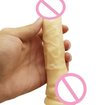 Büyük Yapay Penis Gerçekçi Cilt Duygu Silikon Penis Hiçbir Vibratör Büyük DildosDick Erotik Seks Shop 18 + Kadın Masturbator Yetişkin Ürün