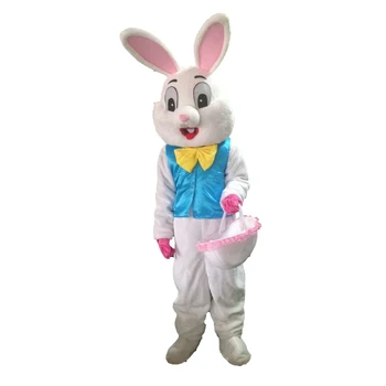 Cosplay Kostümleri Tavşan Maskot Kostüm Bugs Tavşan Tavşan Paskalya Yetişkin Maskot Cadılar Bayramı fantezi parti elbisesi Maskot Kostüm