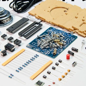 DIY bluetooth hoparlör Kiti DIY FM Radyo Kiti Elektronik Kaynak Eğitim Bileşeni Öğretim için Üretim Montaj Parçaları