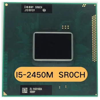 Intel Core i5-2450M SR0CH 2.5 GHz Dizüstü işlemciler Dizüstü Çift Çekirdekli Dört İplik CPU İşlemci 3M 35W Soket G2 / rPGA988B