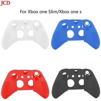 JCD 1 Adet Silikon Koruyucu Kılıf Xbox one Slim One S, Jel Durumda Çıtçıt, Başparmak Sopa, Kavrama Kapağı