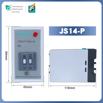 JS14-P(JS14P) 9.9 s ac220vuygun Tianzheng Elektrikli Zaman Rölesi JS14P JS14-P Dijital 220V 380V 99.999S999M