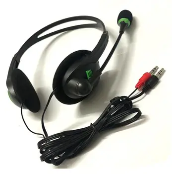 Kablolu mikrofonlu kulaklıklar Kulaklık Çağrı Gürültü İptal oyun kulaklığı 3.5 mm Taşınabilir Kulaklık pc bilgisayar Laptop İçin