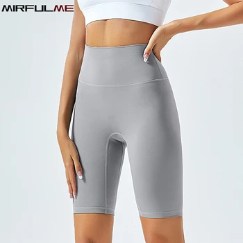 Kadın Spor Tayt Elastik Yüksek Bel Yoga Kırpılmış Pantolon Diz Boyu Koşu Pantolon Hızlı Kuru Gym Fitness Tayt Şort Kadın