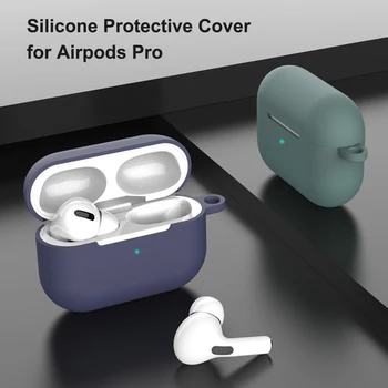 Koruyucu Kapak Aksesuarlar Bluetooth Kulaklık Kablosuz Kulaklık Pro Airpods için uyumlu Kulaklık Anahtarlık-