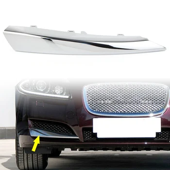 Krom Araba Ön Tampon Yan Izgara Kalıp Trim Sağ Yan 1 Adet Jaguar XF 2012 İçin 2013 ABS Plastik
