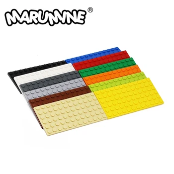 MARUMINE 6x12 Taban Plakası 5 ADET Yapı Taşları Taban Plakası Oluşturmak Klasik MOC Tuğla İnşaat Toplu Parçaları İle Uyumlu 3028
