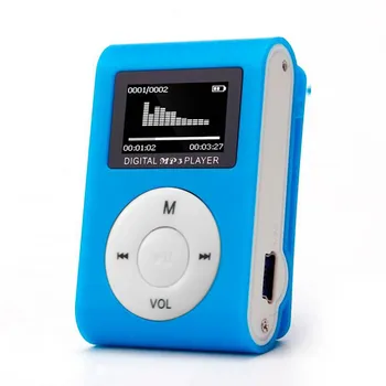 Mini MP3 çalar USB Klip Müzik Çalarlar LCD Ekran Desteği 32 GB Micro SD TF Kart Spor Müzik Çalar Moda Walkman Stokta