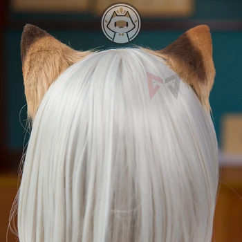 MMGG Yeni Arknights Köpük Cosplay Prop Kedi Tilki Kulaklar Saç Çember Anime Oyunu Cadılar Bayramı Kostüm Aksesuarları El Yapımı Çalışma