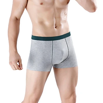 Nefes 3D Erkek Iç Çamaşırı Artı Boyutu XL-9XL Erkek Iç Çamaşırı Boksörler Şort Pamuk Boxer Erkekler Katı Külot Adam Boxer