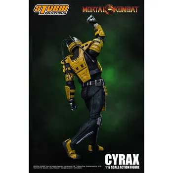 Orijinal Fırtına Oyuncaklar Cyrax-Mortal Kombat 6 İnç Aksiyon şekilli kalıp Koleksiyon Oyuncak doğum günü hediyesi