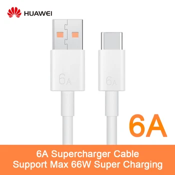 Orijinal Huawei Nova 8 SE 66W Süper Şarj Cihazı 6A Süper Şarj Tipi C USB kablosu Nova 7 Mate 20 30 40 P30 P40 Pro Onur 30 30S