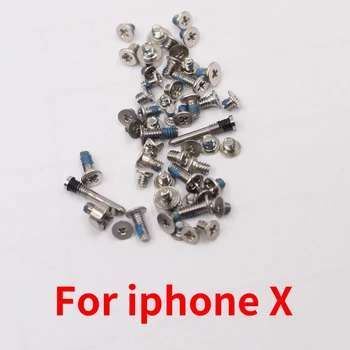 PINZHENG Komple Vida Kiti iPhone X XR XS XSMax Değiştirme 2 Alt Dock Vidalar 11 12Mini 13 PromaX Aksesuarları Seti Tamir
