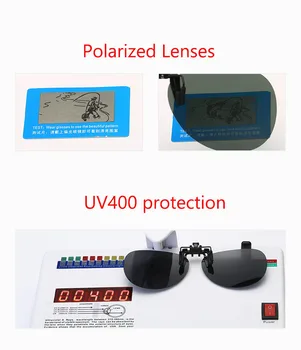 Polarize Retro Vintage Klip Flip Up Güneş Gözlüğü Erkekler Kadınlar Miyopi Gözlük Sürüş Balıkçılık Gözlük güneş gözlüğü UV400