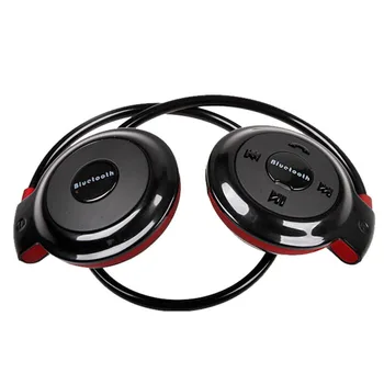 Spor kablosuz bluetooth uyumlu Kulaklıklar Stereo Kulaklık Mp3 Müzik Çalar Kulaklık Şarj Edilebilir Kulak Telefonları FM Radyo