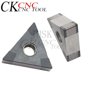 TNMG160404 CBN TNMG160408 CBN 6T Katı CBN Bor Nitrür eklemek Dış torna takım bıçağı sertleştirilmiş çelik Metal Çelik