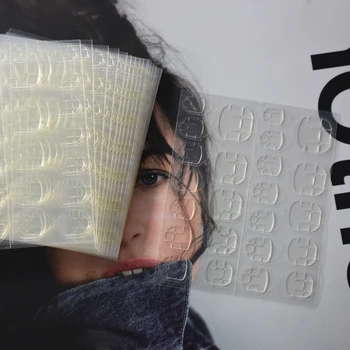 Toptan Çift Taraflı Yanlış Nail Art Yapıştırıcı Bant Sticker Tutkal Sticker DIY İpuçları Akrilik Manikür Su Geçirmez Araçları Çanta