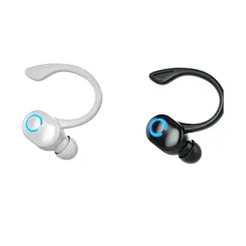 W6 kablosuz bluetooth uyumlu 5.2 Kulaklık Gürültü İptal İş Kulaklıklar Kulağa monte Kulak İçi Spor Kablosuz