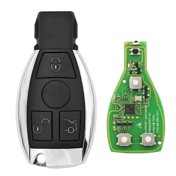 XHORSE VVDI OLABİLİR Anahtar Pro Mercedes Benz için V3.1 PCB Uzaktan Çip Geliştirilmiş Versiyonu akıllı anahtar 315/433MHz Can Değişimi MB BGA Jetonu