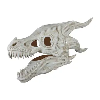 Yeni Ejderha Maskesi Hareketli Çene Dino Maskesi Hareketli Çene Dinozor Dekor Cadılar Bayramı Partisi İçin Maske Cosplay Maske Dekorasyon