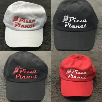 Yeni Pizza Gezegen Şapka beyzbol şapkası Kadınlar ve Erkekler İçin Baba Şapka Yaz Güneş Pizza Pamuk Snapback Nakış Spor Kap Rahat Marka