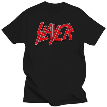 Yeni Resmi Slayer Klasik Logo T-Shirt %2021 Pamuk %2021 Unisex Komik Üstleri Tee Gömlek