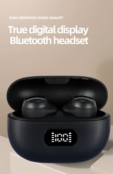 YENİ Xiaomi Redmi Tomurcukları TWS Kablosuz Kulaklık Bluetooth 5.2 Çift Stereo Su Geçirmez Spor HD Çağrı LED Ekran Kulakiçi