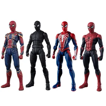Örümcek adam Şekil Marvel Legends Avengers Aksiyon Figürleri Peter Parker Figma 18 cm Film Modeli Koleksiyonu ısDney Oyuncaklar Heykelcik Hediye