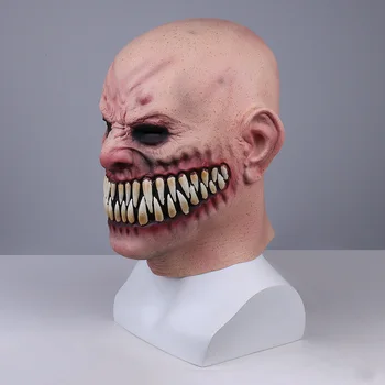 Ürpertici Stalker Erkekler Maske Büyük Diş Gülümseme Yüz Maskeleri Anime Cosplay Mascarillas Karnaval Cadılar Bayramı Kostümleri Parti Sahne