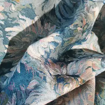 Baskı Kumaş Estetik DIY El Yapımı Tasarım Çiçek Kumaşlar Giyim Elbise Malzeme Dikiş Dikiş Aksesuarları Şık Zanaat