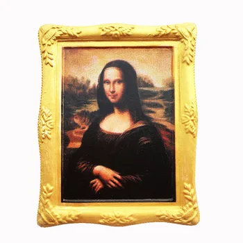 Buzdolabı Mıknatısı Hatıra Dünya Turizm Louvre Fransa'nın Ünlü Resim Mona Lisa'nın Gülüşü, Buzdolabı Mıknatısları turizm Dekor
