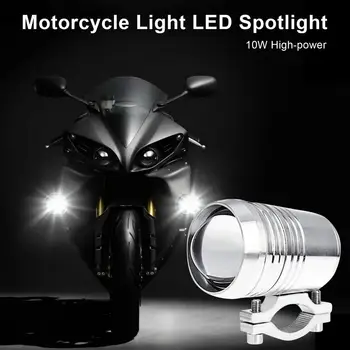 Motosiklet LED farlar spot lamba araç yardımcı far parlaklık elektrikli araba ışık