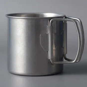 Paslanmaz Çelik Bardak Taşınabilir Açık Seyahat Kahve Çay Kupa Bardak Kamp Fincan Anti Haşlanma Mutfak İçme Suyu süt kupası