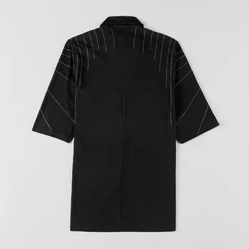 Rick RO Siyah Owens erkek T-shirt Vintage Tasarım Trend Tarzı İşlemeli Güneş Işını Büyük Boy Artı Boyutu Uzun Kadın Üst